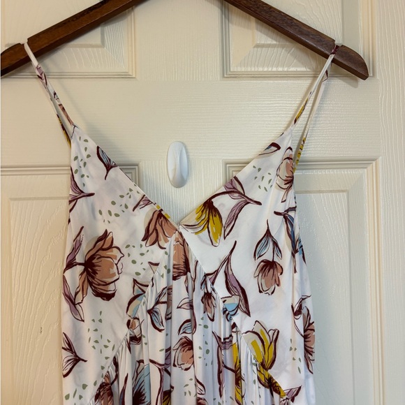 Final Touch Floral Maxi Dress Romantic Cottagecore Spaghetti Strap Dress Size M - Picture 4 of 6
